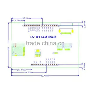 LCD Module 3.5 Inch + Mega2560 REV3 Board for Arduino thumbnail-4