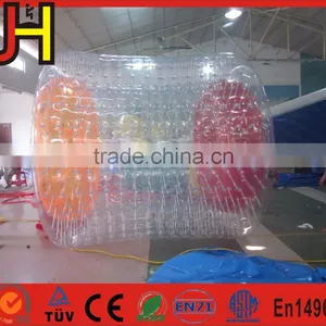 Outside 2.4m Transparent Inflatable Water Roller For Sale thumbnail-1