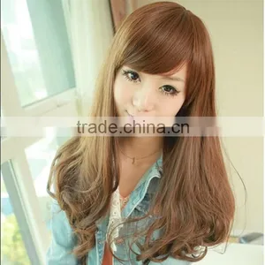 Wholesale Natural Looking Curly Girls Wigs Full Synthetic Wigs From China thumbnail-2