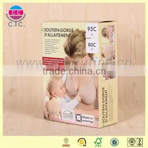 High Quality Folding Coated Paper Lingerie Packaging Box thumbnail-1