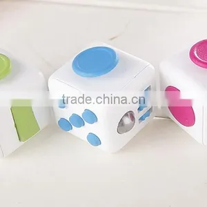 2017 Trending New Toys Marble Magic Cube Decompression Fidget Spinner thumbnail-2