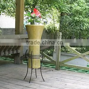 Hotel Use Luxury Pot Fashion Pots Fiberglass Plants Container and Flowers Pots Floating Bonsai thumbnail-4