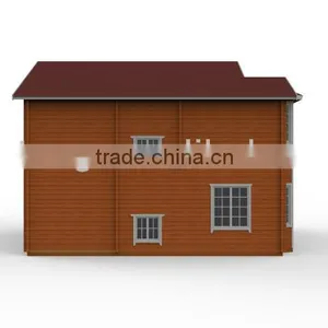 Two Floors Comfortable Wooden Prefabricated Home STW127 thumbnail-2