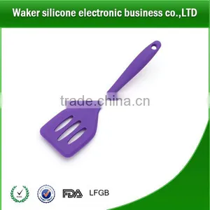 FDA Wholesale Colorful Silicone Leakage Shovel, Plastic Slotted Spatula&spoon Silicone Spatula Silicone Spetula for Kitchenware thumbnail-1