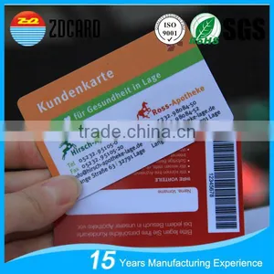 CR80 Printable PVC Barcode Membership Card thumbnail-6
