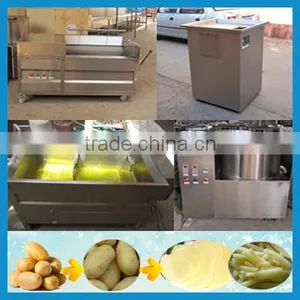 Professional Semi Automatic Frozen Potato Sticks Manufacturing Machines/frozen French Fries/potato Chips Production Line thumbnail-4