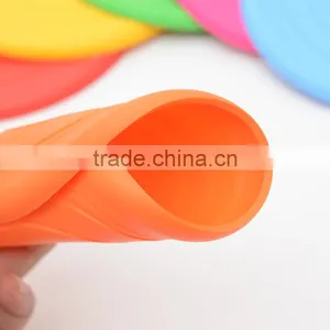 High Quality Silicone Pet Toy Silicone Dog Frisbee thumbnail-6