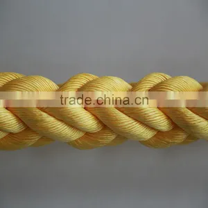 Yellow 40mm 8 Strand Polypropylene Rope thumbnail-3