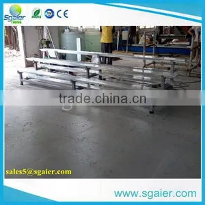3 Rows 4m Wide Used Aluminium Bleachers thumbnail-3