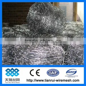 2013Hot-Salel! Low Price Galvanized/PVC Coated Barbed Wire(20yearsfactory) thumbnail-1