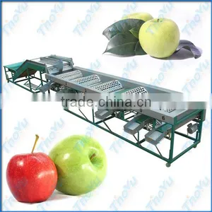 Best SelloSalable Automatic Apple Cleaning&Grading Machine for Different Fruits(SMS:0086-15903675071) thumbnail-1