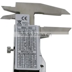High Quality Electronic Digital Caliper Inch/Metric/Fractions Conversion 0-6 Inch/150 mm Stainless Steel Body thumbnail-4