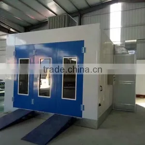 High Quality Car Spray Booth Electric And Diesel Heat Options thumbnail-1