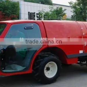 Four Wheel Self Propelled Garden Orchard High Press Boom Air Blast Sprayer Vehicle 1000L Tank With Cabin and Air Conditioner thumbnail-4
