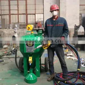 CE Approved Blue Color DB500 Portable Sand Blasting Machine/dustless Blasting Machine thumbnail-5