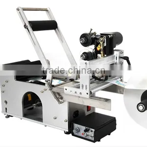 Semi Automatic Round Bottle Self Adhesive Labeling Machine With Fight Coding Printer thumbnail-6