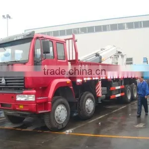 NEW Sinotruk HOWO Mounted Crane Loading 30TCargo Truck With Crane thumbnail-5