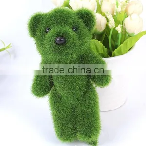 Miniascape Decoration Little Bear Artificial Flocking Toys thumbnail-1