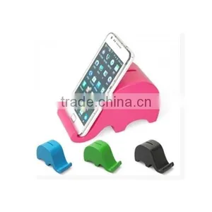 2015 New Product Elephant Shape Silicone Money Box With Phone Holder thumbnail-2