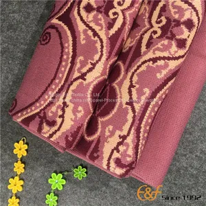 Wool Acrylic Jacquard Luxury Knitted Winter Blanket thumbnail-3