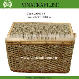 Wicker Baboo Laundry Basket for Clother thumbnail-6