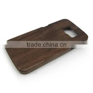 Hot Selling Customized Walnut Wood Mobile Phone Case,100% Wooden Case for Samsung S6 thumbnail-3