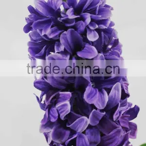 SJ13001009 Guangzhou Factory Wholesale Hyacinth Flower/fabic Silk Flower Hyacinthus thumbnail-2