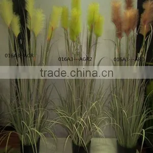 Artificial Onion Grass,potted Artificial Grass,decorative Artificial Wheat Grass thumbnail-1