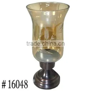 Decorative Hurricane Glass Candle Holder thumbnail-4
