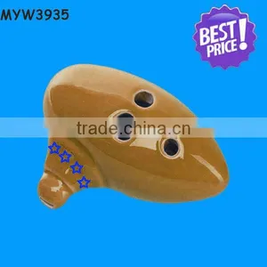 6 Holes New Learners Ceramic Ocarina Flute for Children thumbnail-1