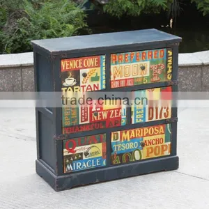 20116 New Design Blue Big Wooden Cabinet thumbnail-1