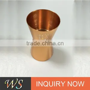 15ml 30ml 20ml 40ml 25ml 50ml or Customizing Acceptable Bronze Copper Rose Gold or Gold Plated Double Jigger thumbnail-4