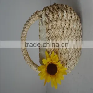 Gifts & Decor Handle Woven Corn Husk Baske thumbnail-2