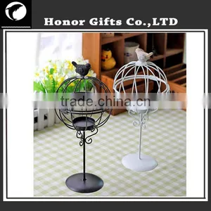 Popular Iron Craft Handmade Cheaper Bird Nest Candle Holder thumbnail-5