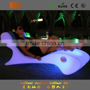 2017 New Design Eco-friendly Colorful Leisure Bed for Garden Chaise Lounge Chair thumbnail-2