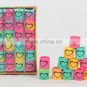 Hot Sale Colorful Magic Rainbow Spring With Lovely Heart Kids Educational Toys/ Plastic Rainbow Circle thumbnail-1