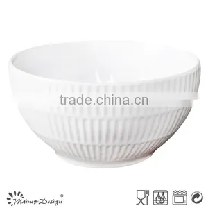 Ceramic Crockery Stoneware Emboss Dinnerware Bulk Bowl thumbnail-2