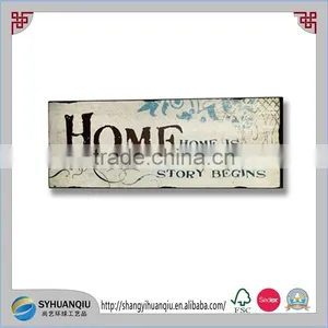 Home Wall Plaque Wooden Message Sign Picture Art Home Interior Decor Gift thumbnail-1