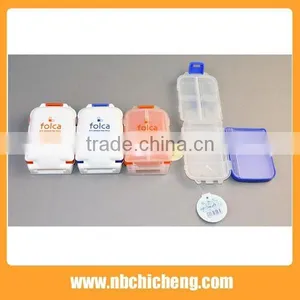 Wholesale 8 Part Folding Pill Box, Folding PP Pill Box, Folding Mini Pill Box thumbnail-1