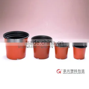 ChengXing Brand Wholesale Double Color pp Plastic Garden Flower Plastic Pot thumbnail-2