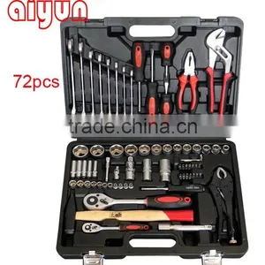72pcs Combined Repairing Household Tool Kit Hand Tool Set Socket thumbnail-1