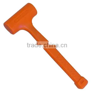 Orange Dead Blow Mallet Rubber Hammer thumbnail-1