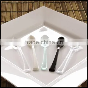 Petite Mini Tasting Spoons Disposable Cutlery 4" Plastic Flatware Dessert Spoons,custom Plastic Spoons Manfuacturer thumbnail-1