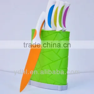Stainless Steel Non-stick Coating Color Knife Set thumbnail-1
