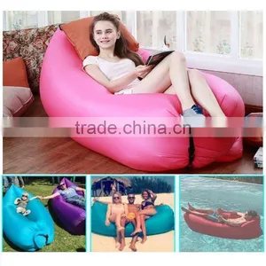 2016 Portable Sofa Lazy Sofa Fast Inflatable Air Sleeping Bag Camping Bed Beach thumbnail-1