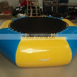 High Quality Jumping Trampoline Inflatable Water Trampoline Inflatable Floating Island for Sale thumbnail-5