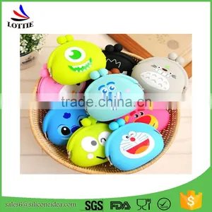Fashion Promotion Lovely Silicone Rubber Pocket Coin Purse thumbnail-1