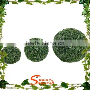 Decoration Crafts Garden Landscaping Outdoor Use; Artificial Boxwood Topiary Ball Grass thumbnail-2