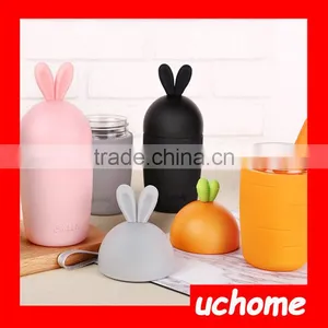 UCHOME 2017 HOT Product Cute Cartoon Glass Water Bottle For Kids thumbnail-1