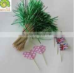 China Manufacting Cocktail Umbrella Decor Wooden Toothpick thumbnail-1